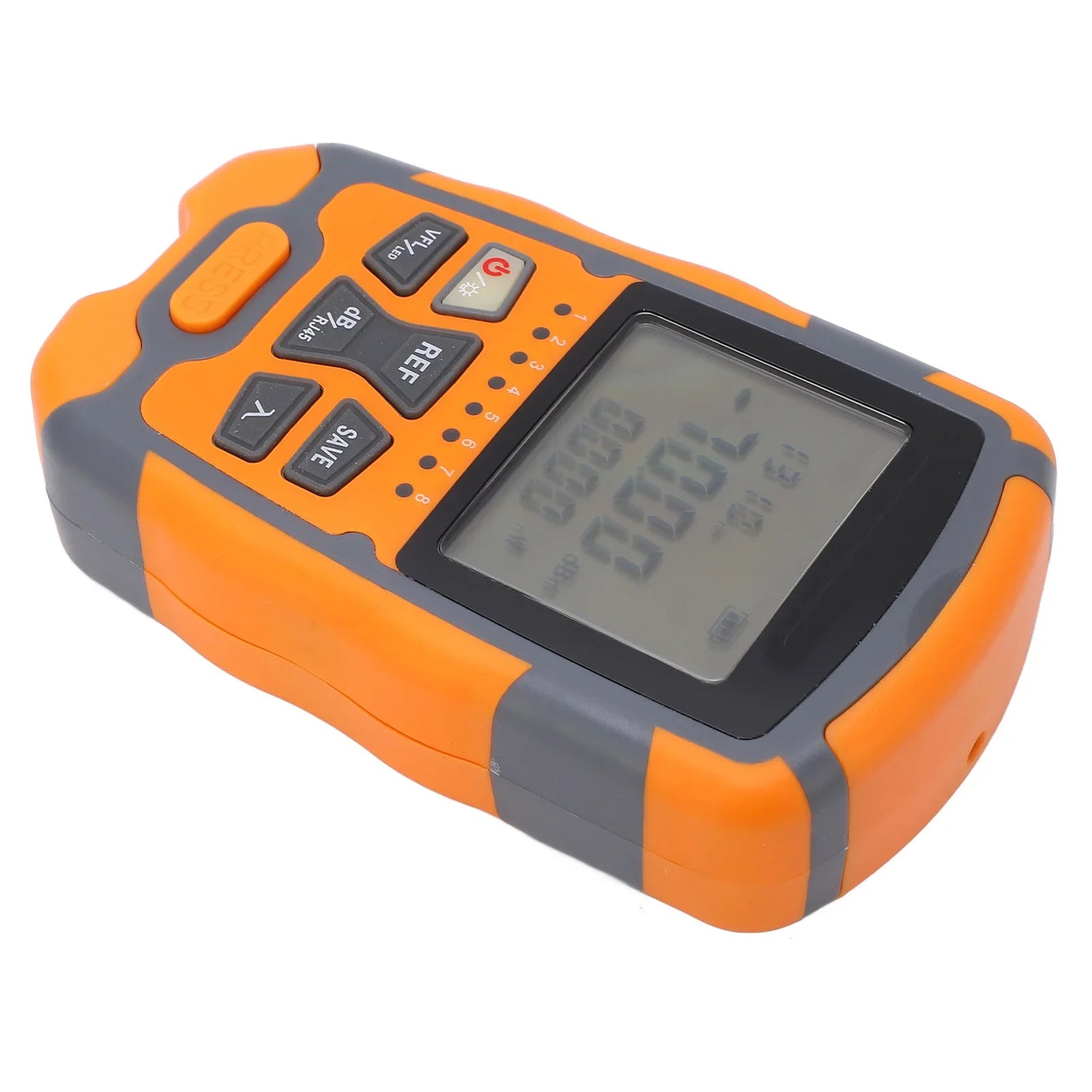 Handheld Optical Power Meter Multifunctional Optical Fiber Cable Tester with LED Light 30MW