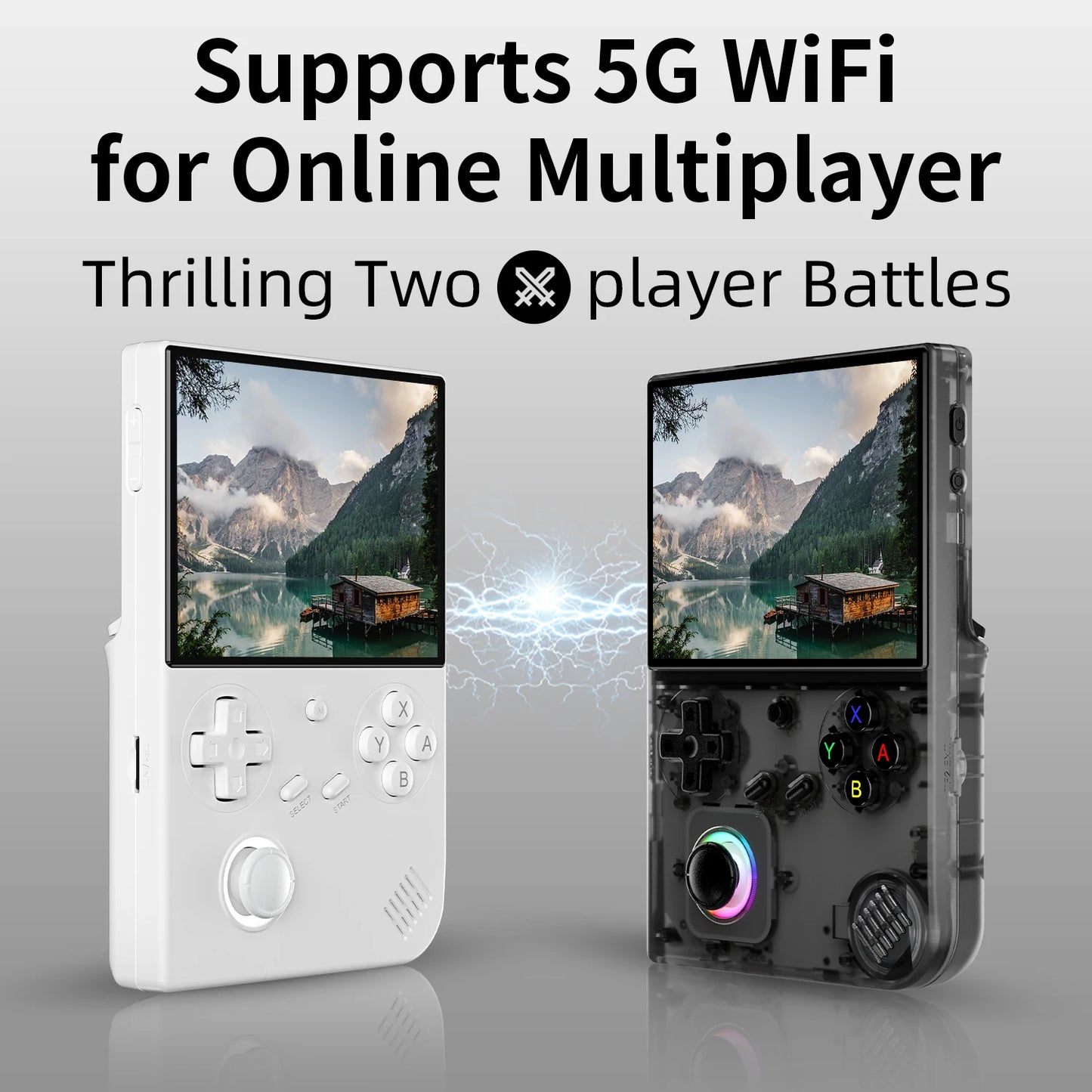 ANBERNIC RG40XXV & RG35XX Plus Retro Handheld Game Console 640*480 IPS Screen Linux 64-bit 5000Games Support WIFI,Bluetooth,HDMI