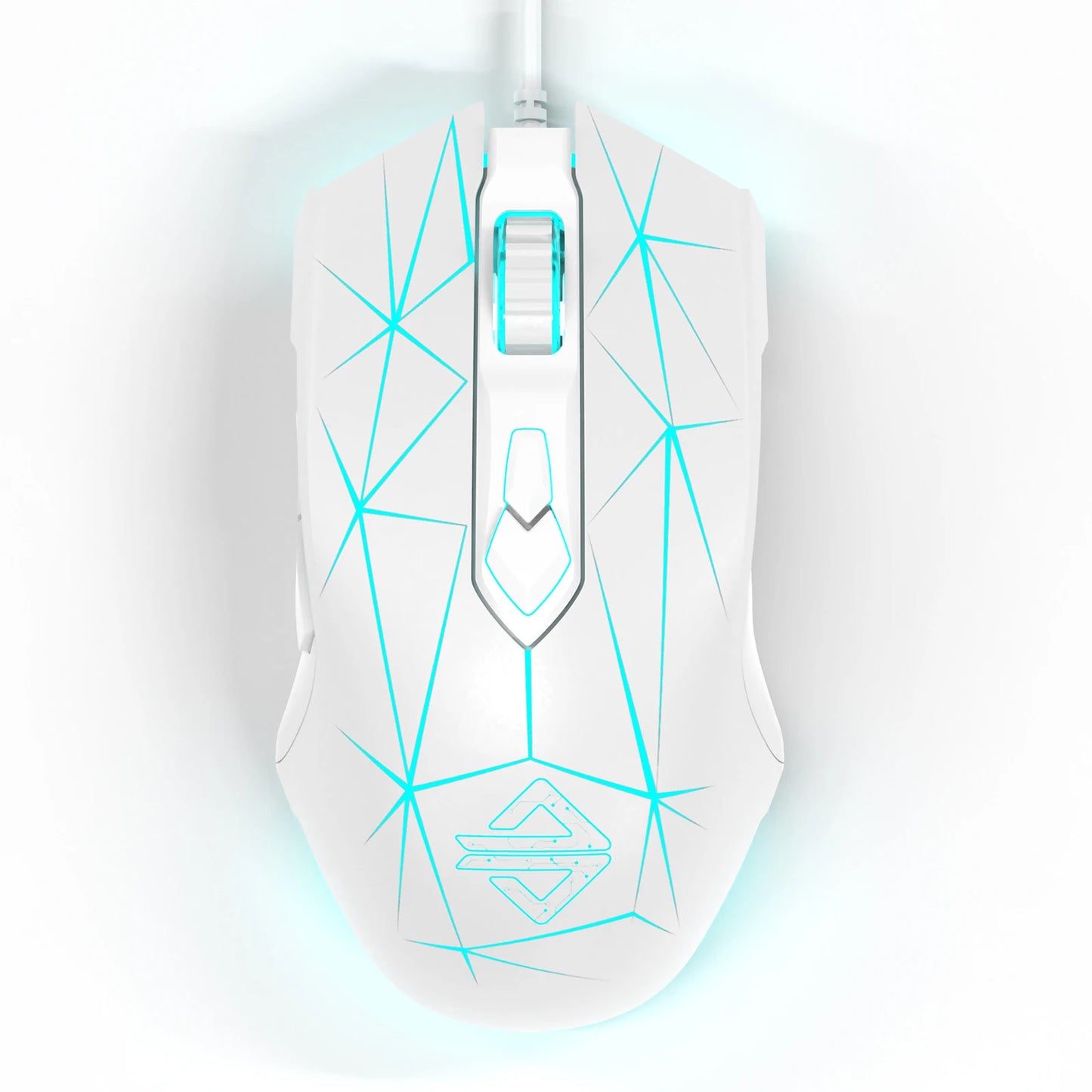 AJ52 RGB Lightweight Gaming Mouse, Programmable 7 Buttons, Ergonomic LED Backlit USB Gamer Mice for Windows Mac OS Linux