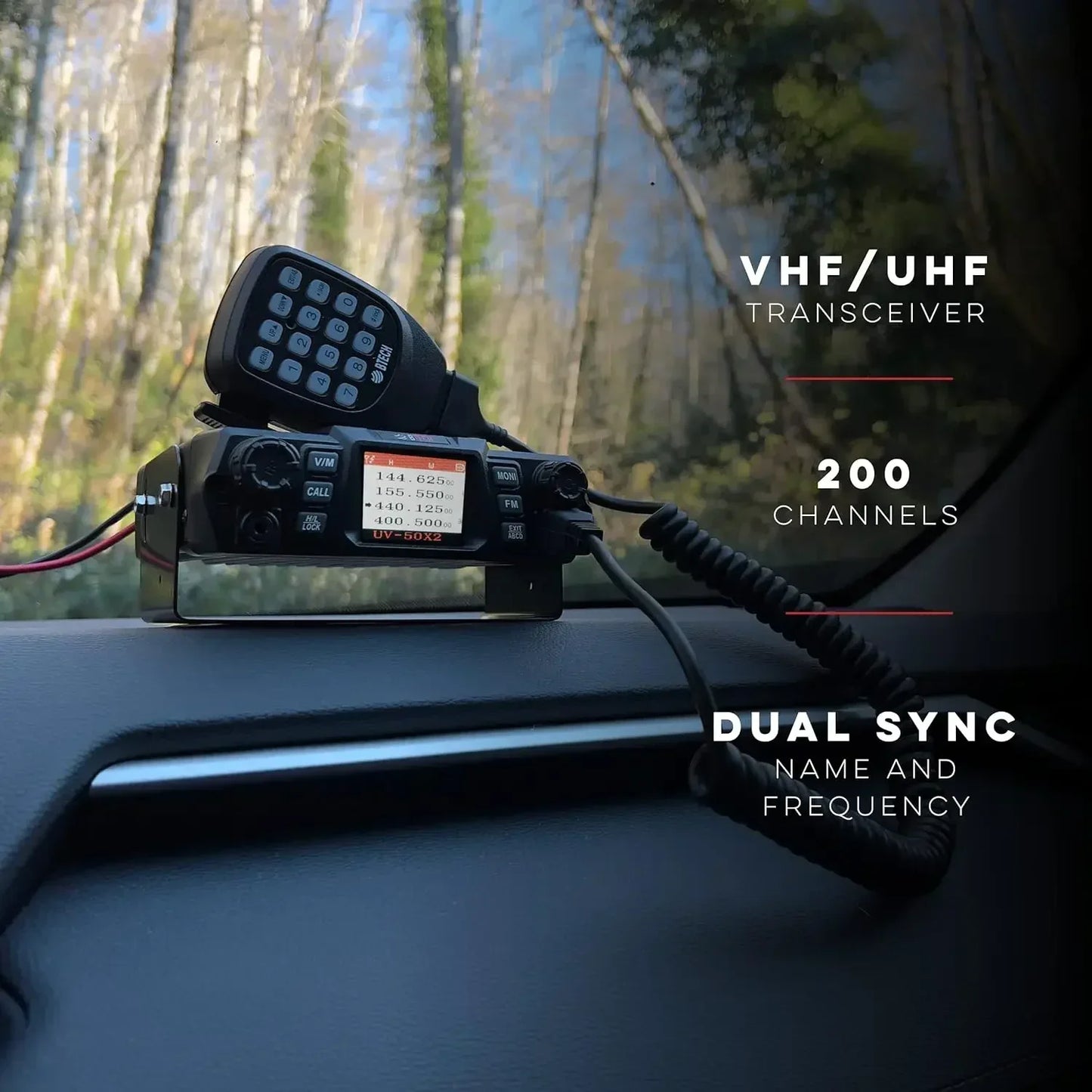 HOME-Mobile 50 Watt Dual Band Base, Mobile Radio: VHF, UHF Amateur (Ham) ,Fast delivery shed