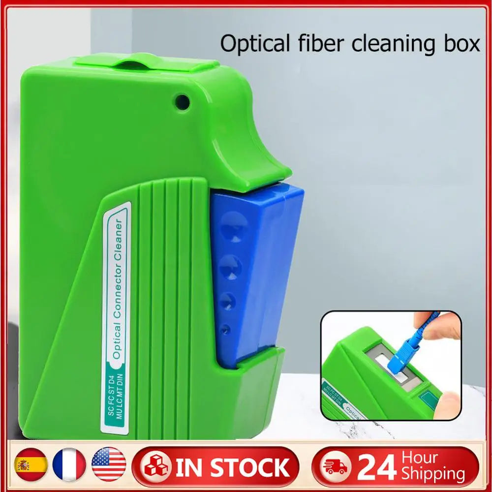 Pigtail Cleaning Box Fiber Optical Connector Cassette Cleaner Tools for SC FC ST