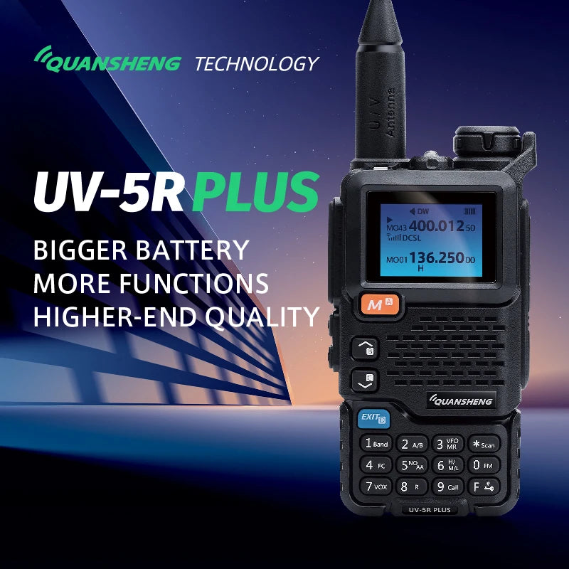 UV5Rplus walkie-talkie full-band aviation band hand-held outdoor automatic one-button frequency matching