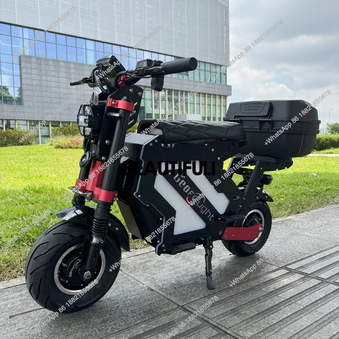 Seated Electric Scooters Off-Road 72V 60V 52V 10000W 15000W 7000W 5000W Dual Motor Electric Bike Adult