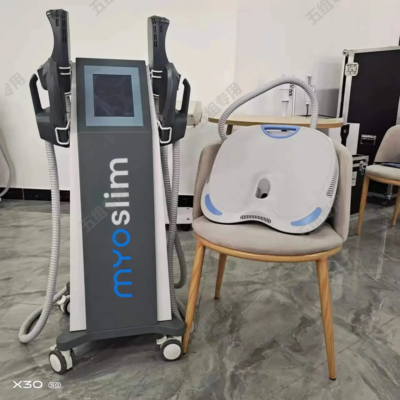 15 Tesla MYOSILM Machine 6500W Muscle Stimulator Body Slimming MYOSILM Technology Sculpting Salon RF NOVA abdomel