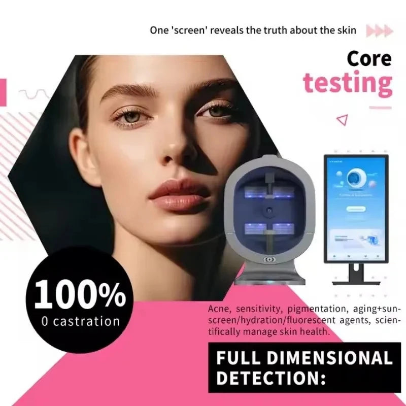 X5 Pro-AI Skin ImageAnalyzerFull-Body Multi-Spectral Scan for Beauty Equipment Scalp Analyzer Multi-Language15.6 Inch 21.5 Inch