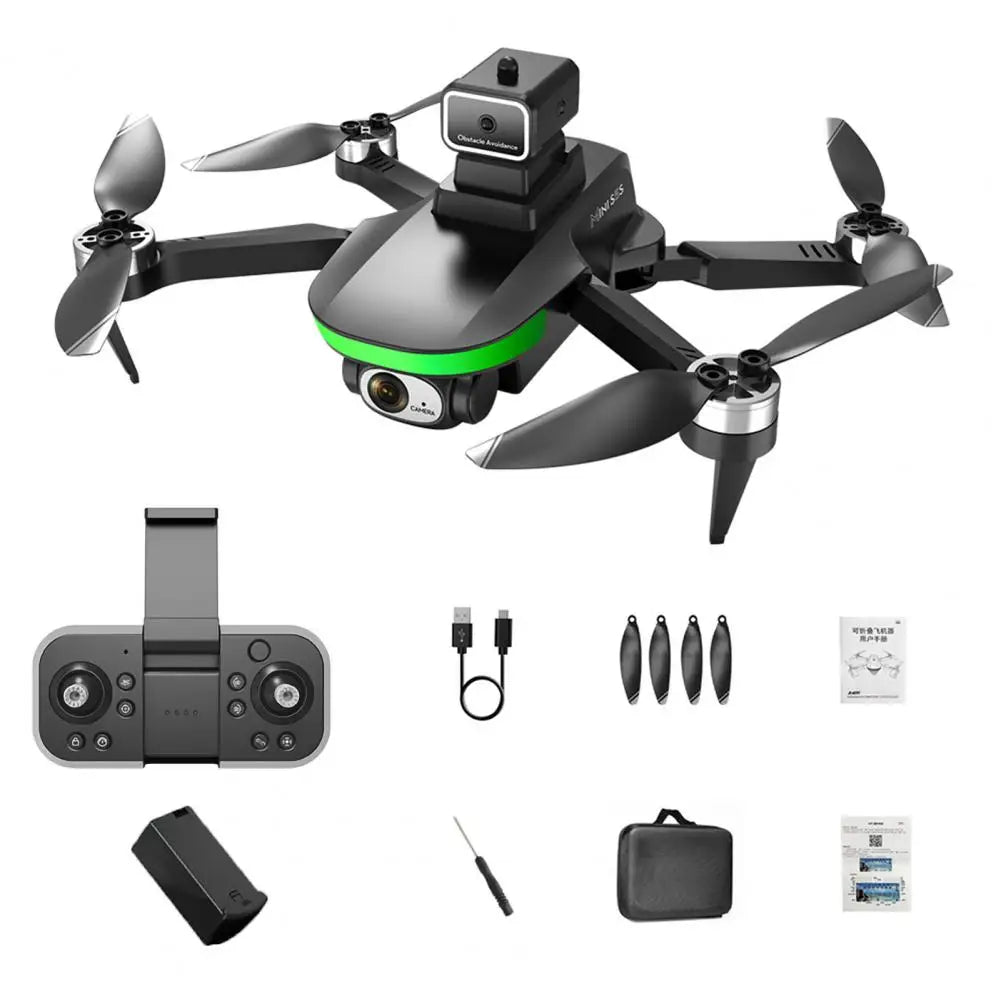 Rc Drone Toy Remote Control Aircraft High Clarity 6k Camera Remote Control Drone for Aerial Photography Brushless for Kids