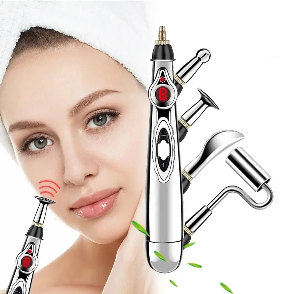 Therapy Electronic Acupuncture Pen Meridian Energy Heal Massage Pain Relief