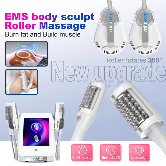 MYOSILM Vacuum Lnner Ball Roller 360 Degree Rolling Cellulite Massage Weights Loss Machine Body Muscle Body Slimming Fat Removal