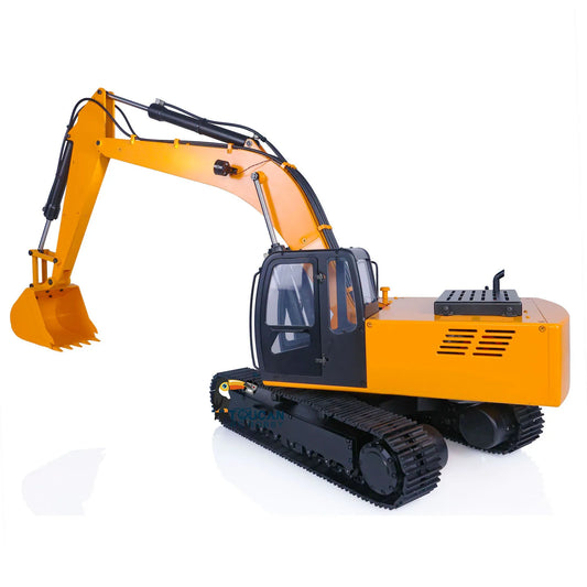 US Stock JDM 1/12 Hydraulic RC Excavator Painted Finished Car Model Pump Tracks Elextric Digger Remote Control Truck Model Toys