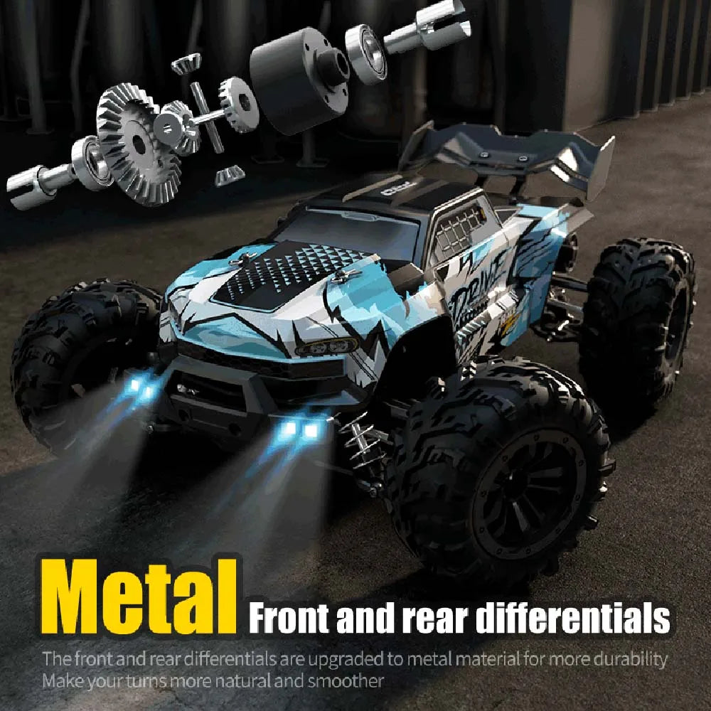 16102 PRO 1:16 High Speed RC Car With LED Light Drift 70KM/H 4WD 16101 pro RC Off-Road Car Monster Truck Toy For Kid Gifts