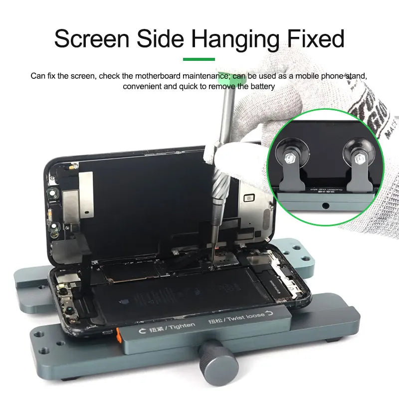 RELIFE RL-601S Mini Multi-function Dismantling Screen and Pressure Holding Fixture Back Cover Glass Clamping for Phone