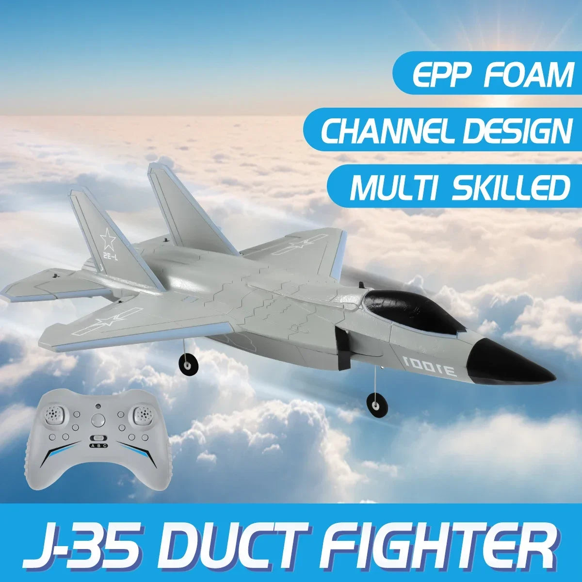 J-35 RC Plane 2.4G 4 Channels Airplane FX9631 3D 6G Brushless EPP Remote Control Stunt Aircraft Toys for Adult Children