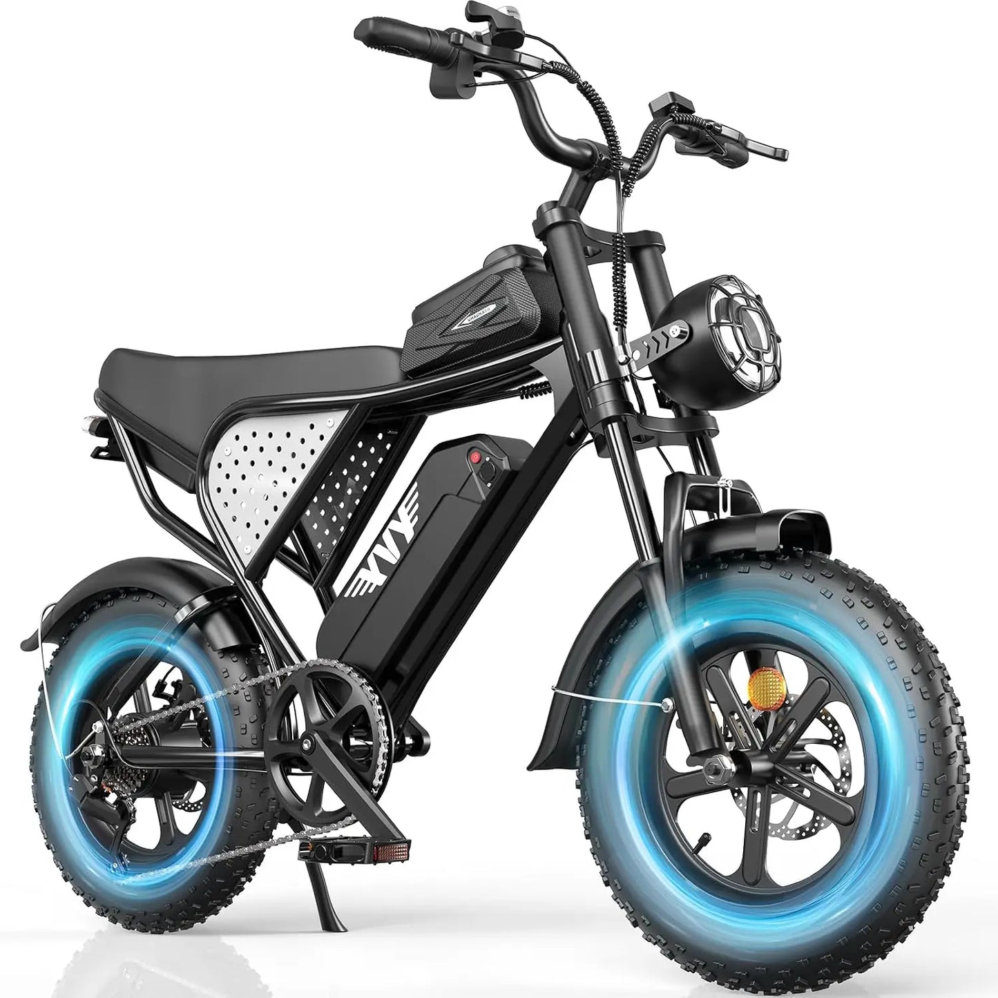 Electric Bike for Adults, 48V 40/25/20/15.6Ah Battery, 1500W-3000W Peak Motor, 20" Fat Tire All-Terrain E-Bike with, Custom