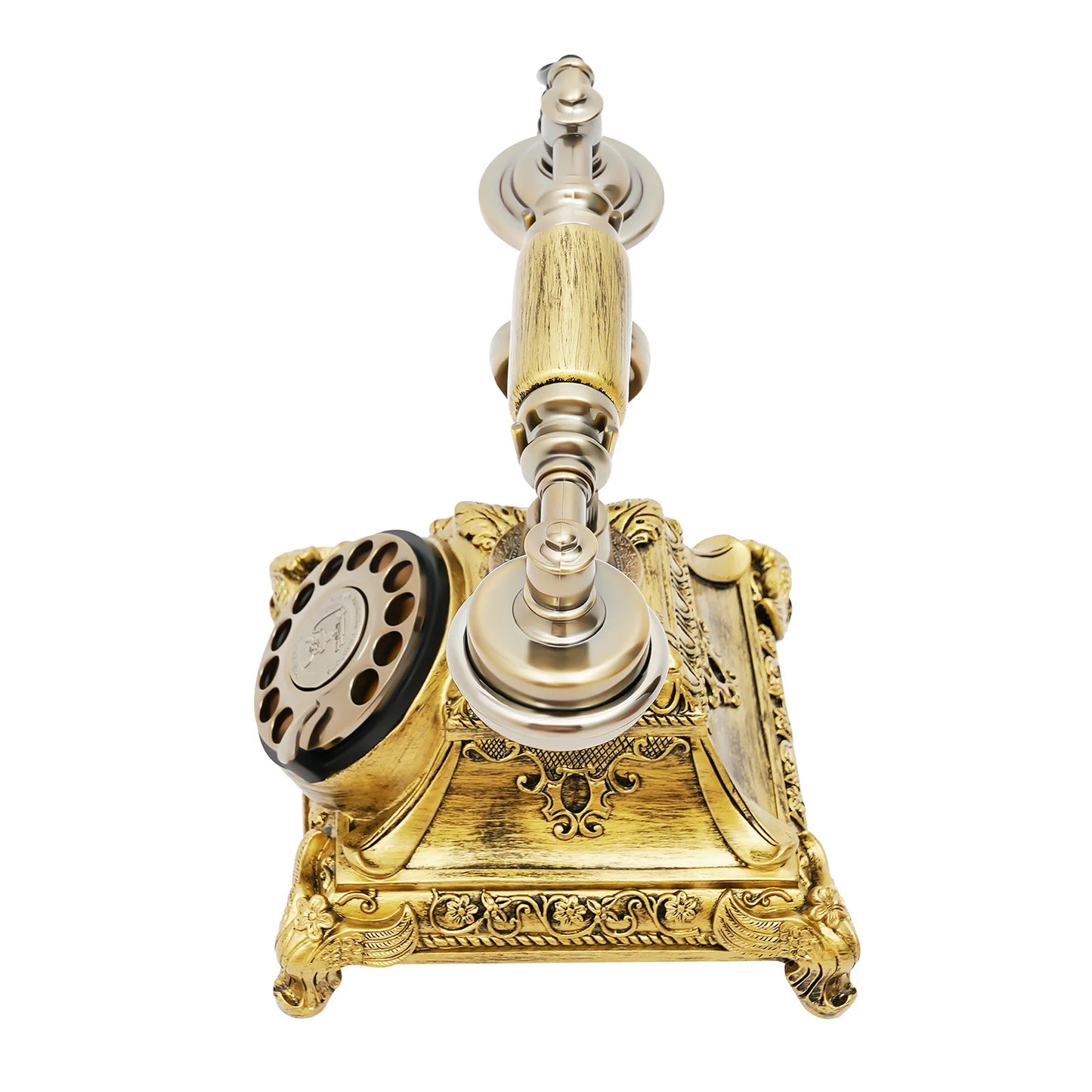 Retro Rotary Landline Phone,Vintage Turntable Telephone,Antique European Style Telephone,Old Fashioned Dial Phone