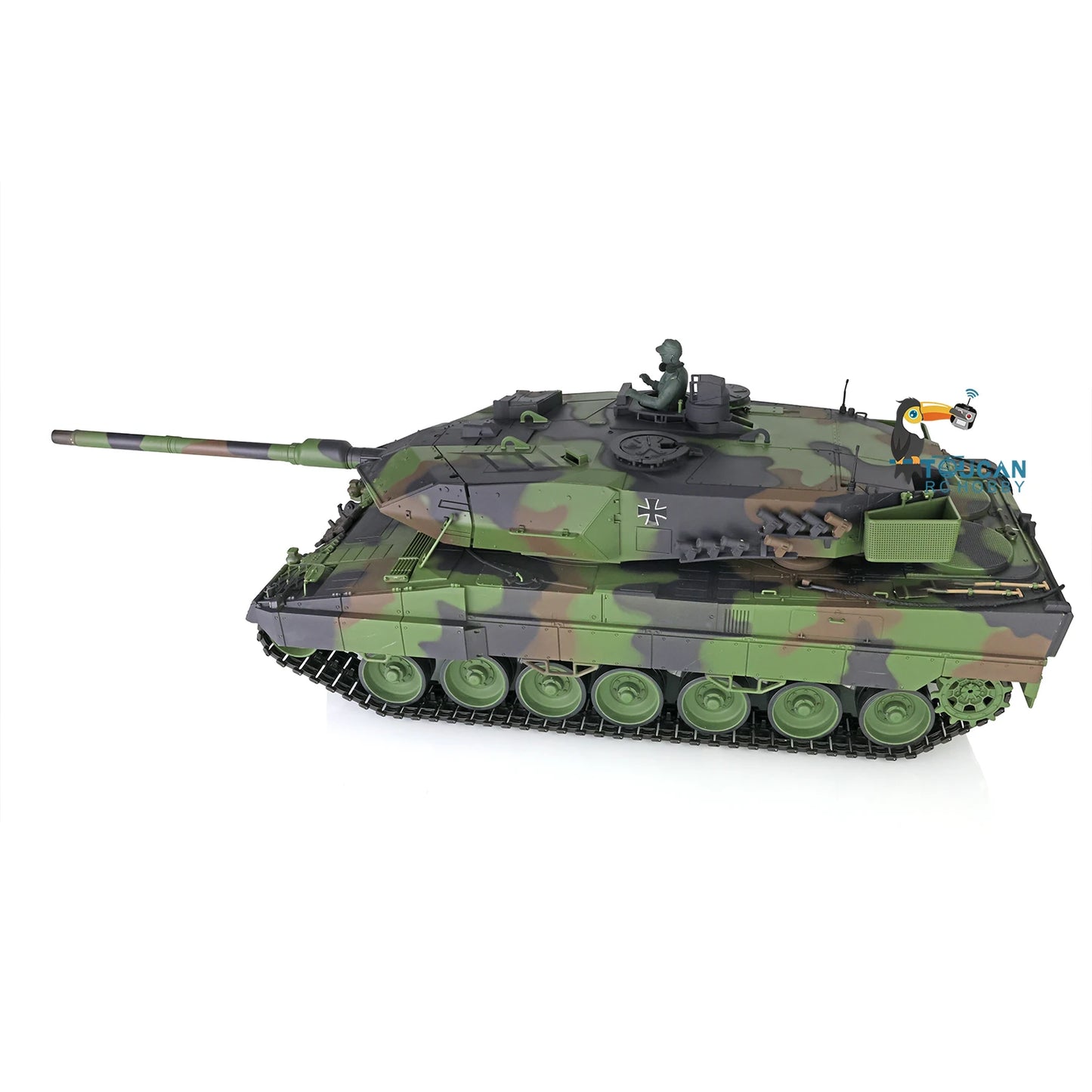 US Stock 1/16 Scale 7.0 Plastic Leopard2A6 Remote Control 2.4Ghz Heng Long RC Tank Model 3889 RTR High Performance for Adults