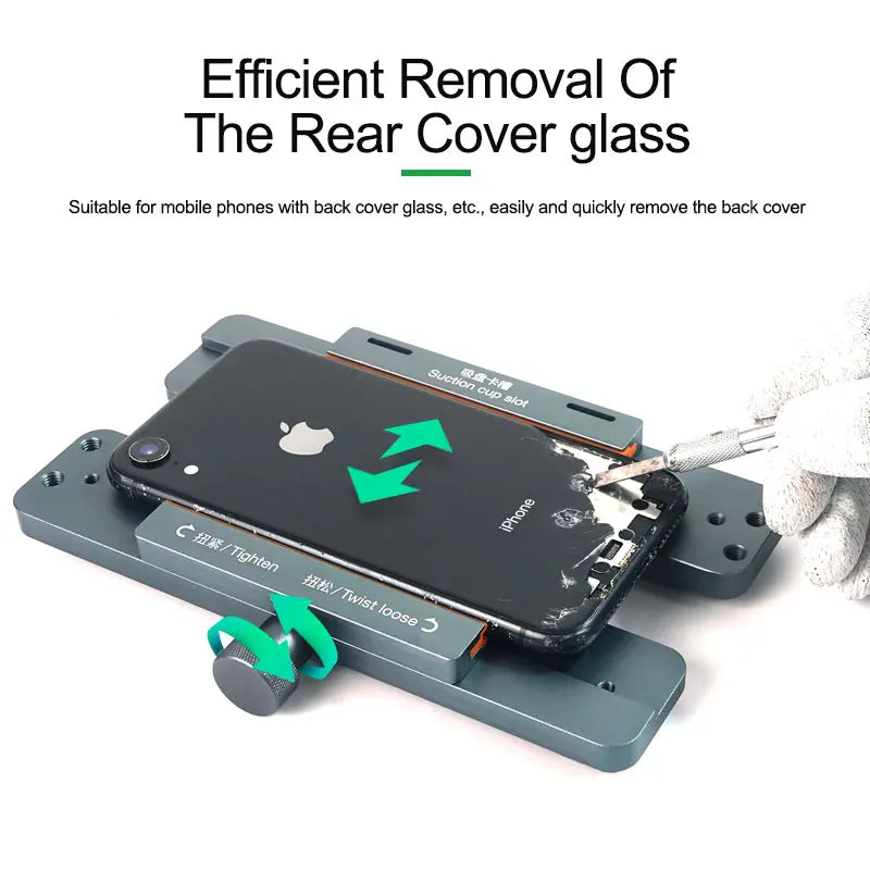 RELIFE RL-601S Mini Multi-function Dismantling Screen and Pressure Holding Fixture Back Cover Glass Clamping for Phone