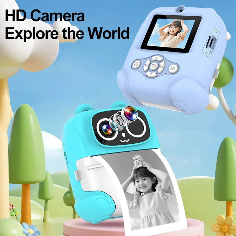 Kids Camera Outdoor Portable Mini Digital Camera for Children Birthday Graduation Ceremony Gift HD Photo Video Toy Camera for Bo