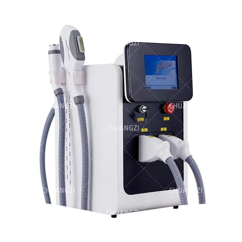 OPT Tattoo Removal Laser 3 in1  Machine Portable  Skin Rejuvenation All Skin Colors Permanent Hair Professional Equipment