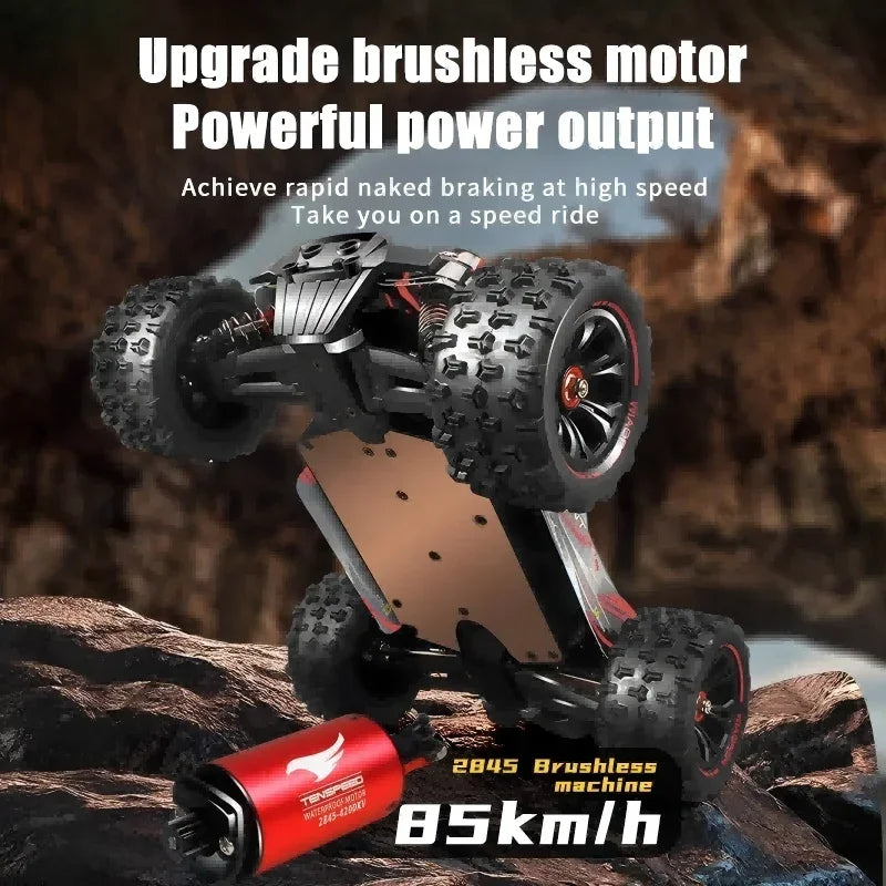 1:14 85KM/H or 50KM/H 4WD RC Car with LED Remote Control Cars High Speed Drift Monster 4x4 Truck for Kids Vs Wltoys 144001 Toys