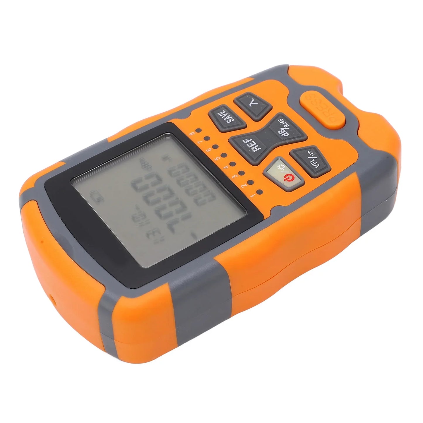 Handheld Optical Power Meter Multifunctional Optical Fiber Cable Tester with LED Light 30MW