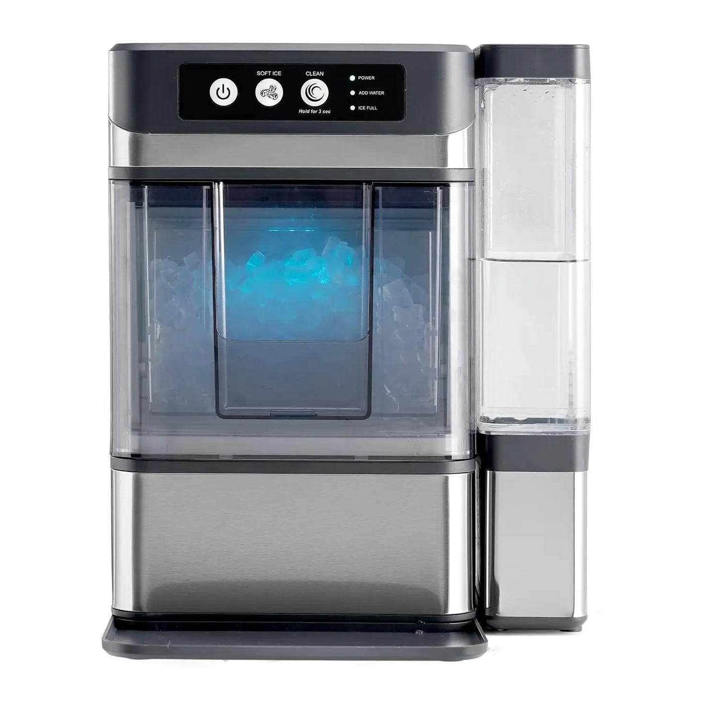 1. **Countertop Ice Maker 41 Lbs/24h, Chewable Nugget Ice Machine with Side Water Tank, Ready in 6 Mins, Customized**