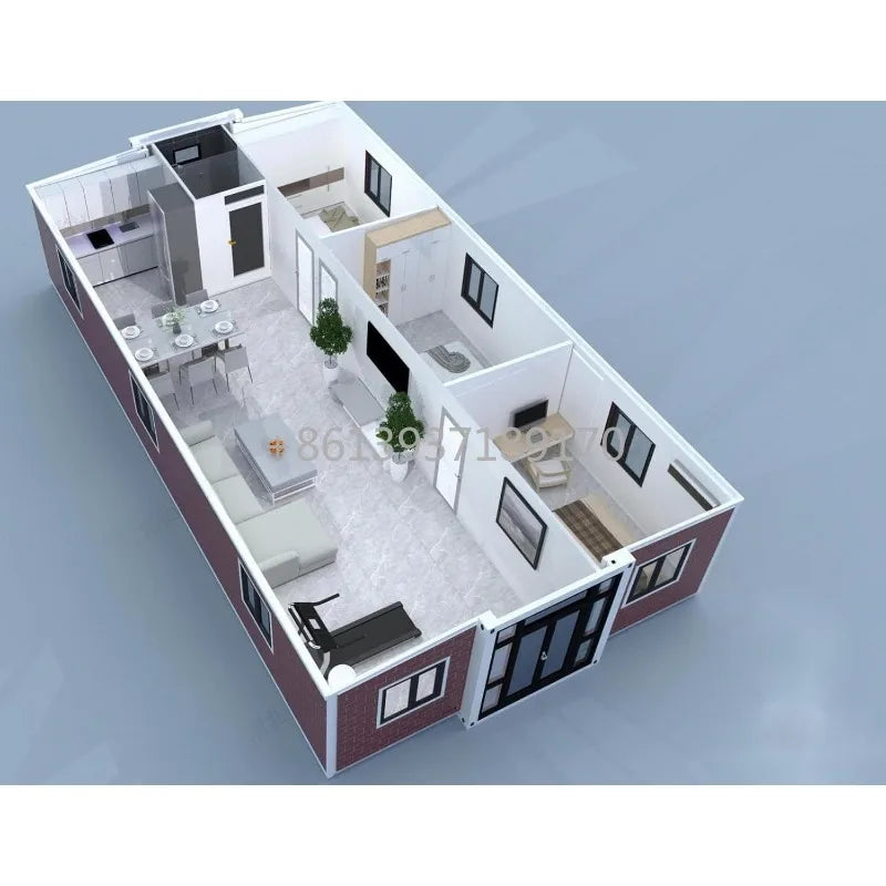 Stylish 40FT Container Home – 3 Bed / 2 Bath | Modern, Sustainable, Fully Furnished Tiny House