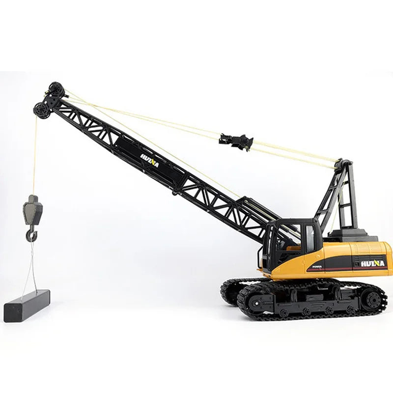 HUINA 1572 1/14 RC Crane Truck 15CH Construction Excavator Tower Model Car Toy for Kids and Collectors TH18055-SMT4