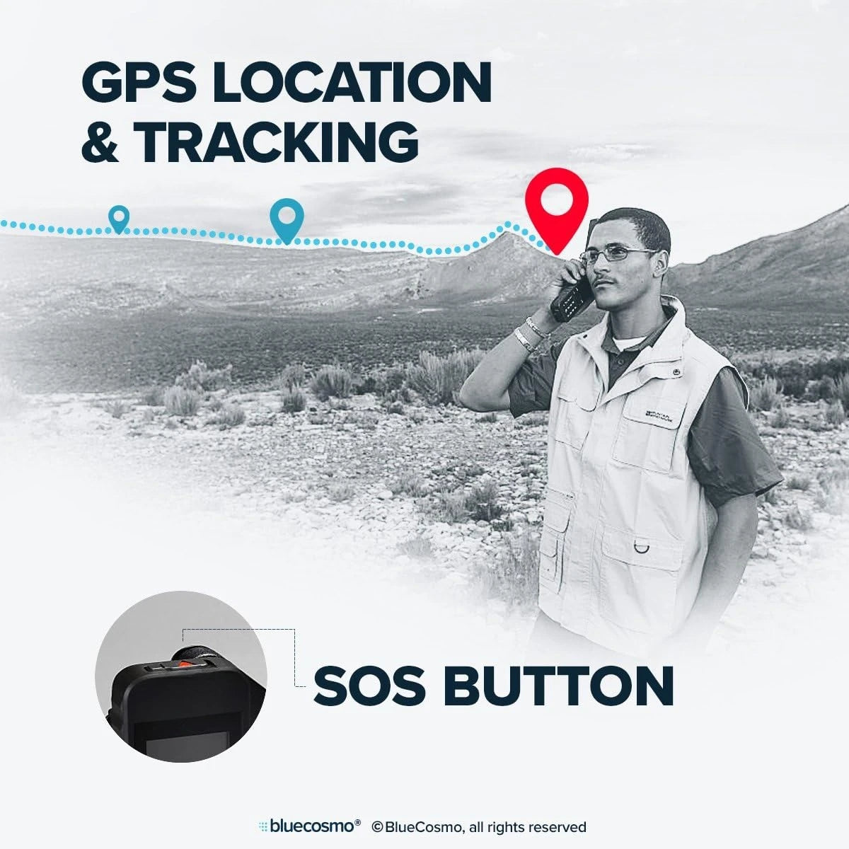 2.1 Satellite Phone Kit (SIM Included), unlocked - Global Coverage - Voice, SMS, GPS Tracking, Emergency SOS - Prepaid