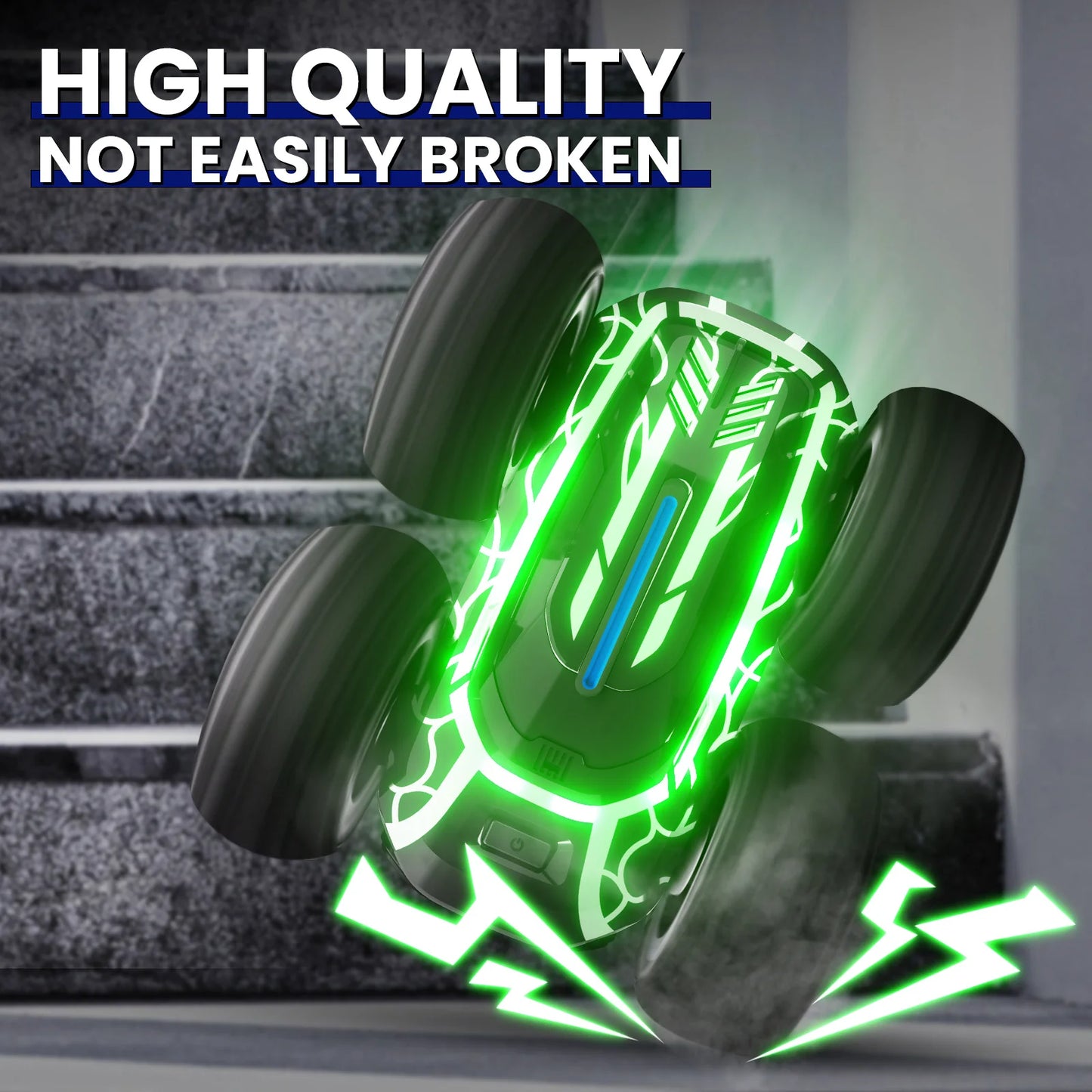 Remote Control Car for Age 4-7, 2.4GHz Rc Stunt Car for Kids, 360°Rotating Double Sided RC Car with Lights, Car Toy for Boy Girl