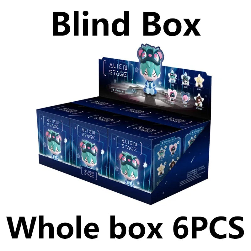 Blind Box Alien Stage Free Stage Series TILL LUKA Two-dimensional Animation Peripherals Collection Model Doll Surprise Gifts Toy