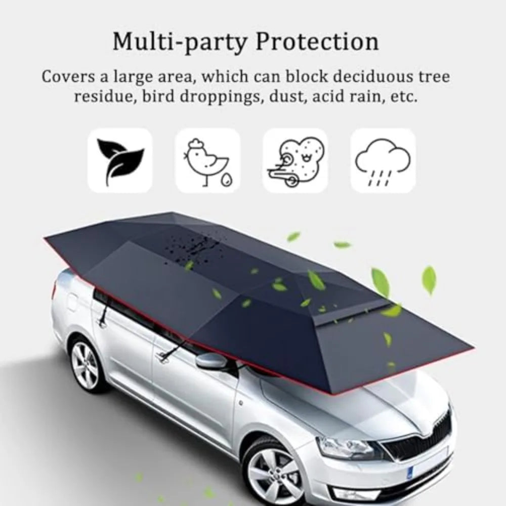 Fully Automatic Carport, Movable Tent Canopy for Outdoor Protection, Remote Control Automobile Cover, Portable Car Umbrella