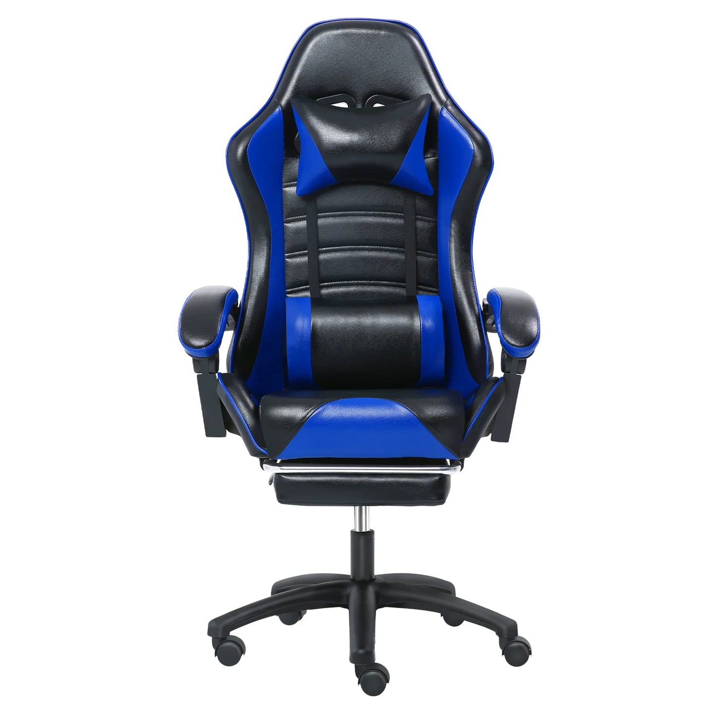 Ergonomic Gaming Chair for Adults, Comfortable Computer Chair for Heavy People, Adjustable Lumbar Office Desk Chair with Wheels,