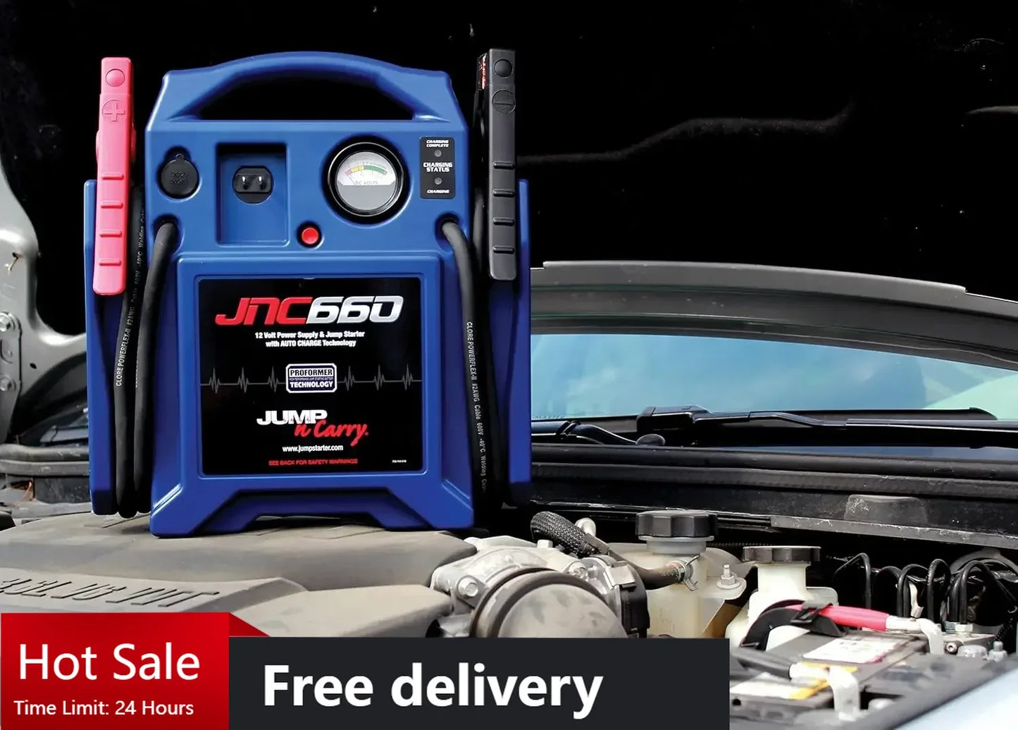 NEW Jump-N-Carry JNC660 1700 Peak Amp 12 Volt Jump Starter