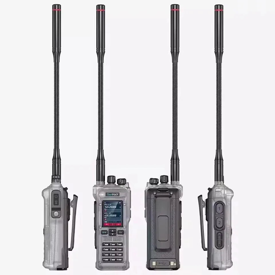 SenHaix GT-12 with Bluetooth Programming Function Walkie Talkie 10W DTMF FM AM UHF VHF Multi Band Ham Radios GT12