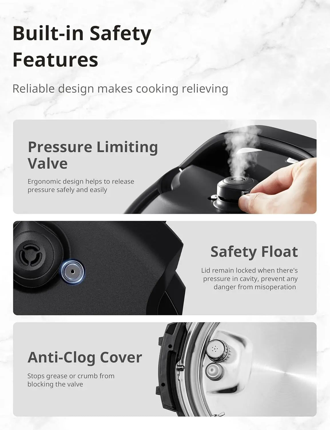 9-in-1 Electric Pressure Cooker, 14 Presets Instant Multi Cooker Olla de Presion Non-Stick Pot Yogurt Maker Rice Cooker Slow Coo