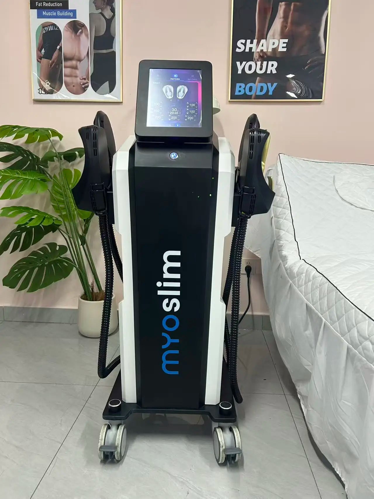 Myosilm 15 Tesla 6500W NEO Body Slimming Nova Fat Burning Muscle EMS Body Sculpting Electromagnetic Stimulate Hiemt Pro Machine