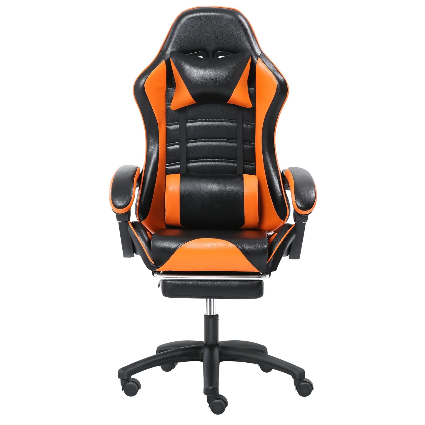 Ergonomic Gaming Chair for Adults, Comfortable Computer Chair for Heavy People, Adjustable Lumbar Office Desk Chair with Wheels,