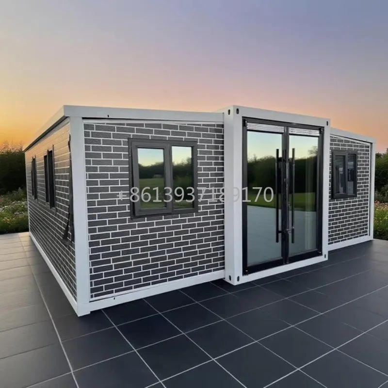 Modular Prefab Tiny Home for Sale Container House 2 Bedroom 1 Bathroom Kitchen Foldable Portable House to Live in for Adults