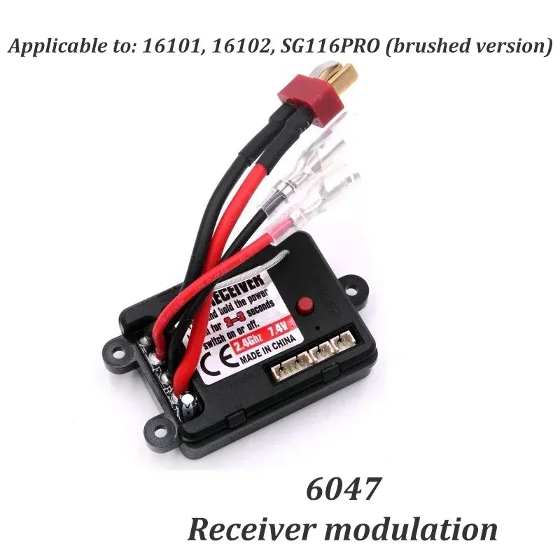 SCY 16101 16102 SG116PRO High-speed 50KM/H RC Original Parts Vehicle, Screw Rocker Arm, Steering Tie Rod Transmission Shaft Gear