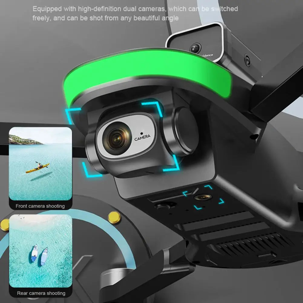 Rc Drone Toy Remote Control Aircraft High Clarity 6k Camera Remote Control Drone for Aerial Photography Brushless for Kids