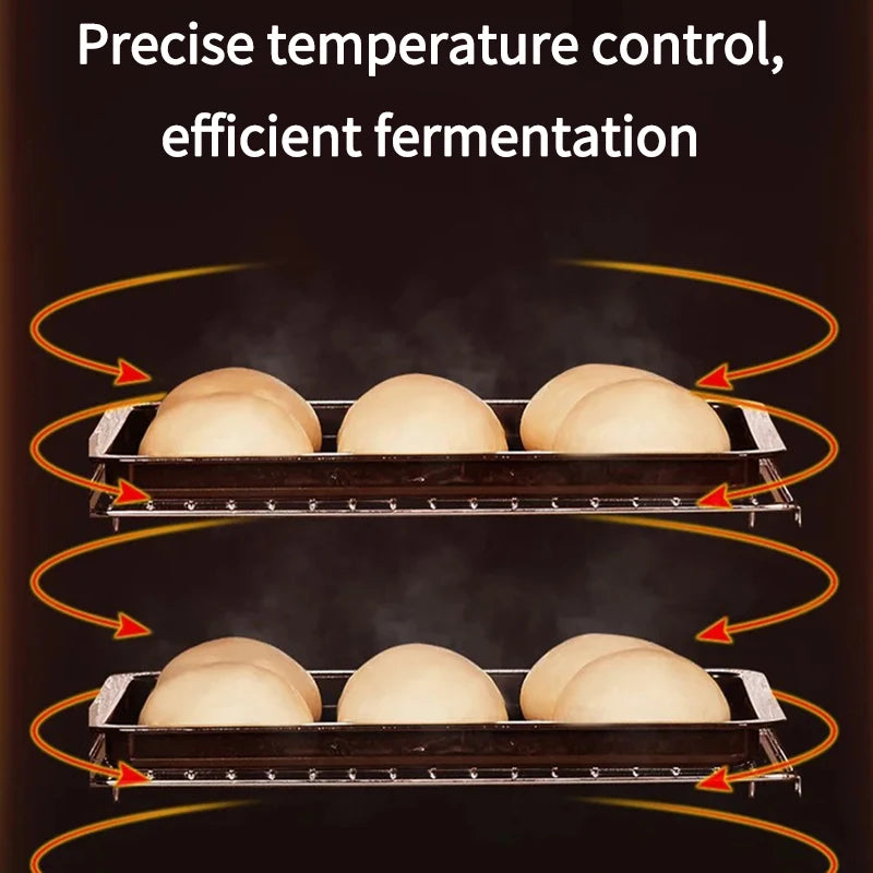 40L 220V Professional Bread Fermenter Kitchen Dough Yogurt Bread Fermentation Machine Humidity Control High Efficiency Household