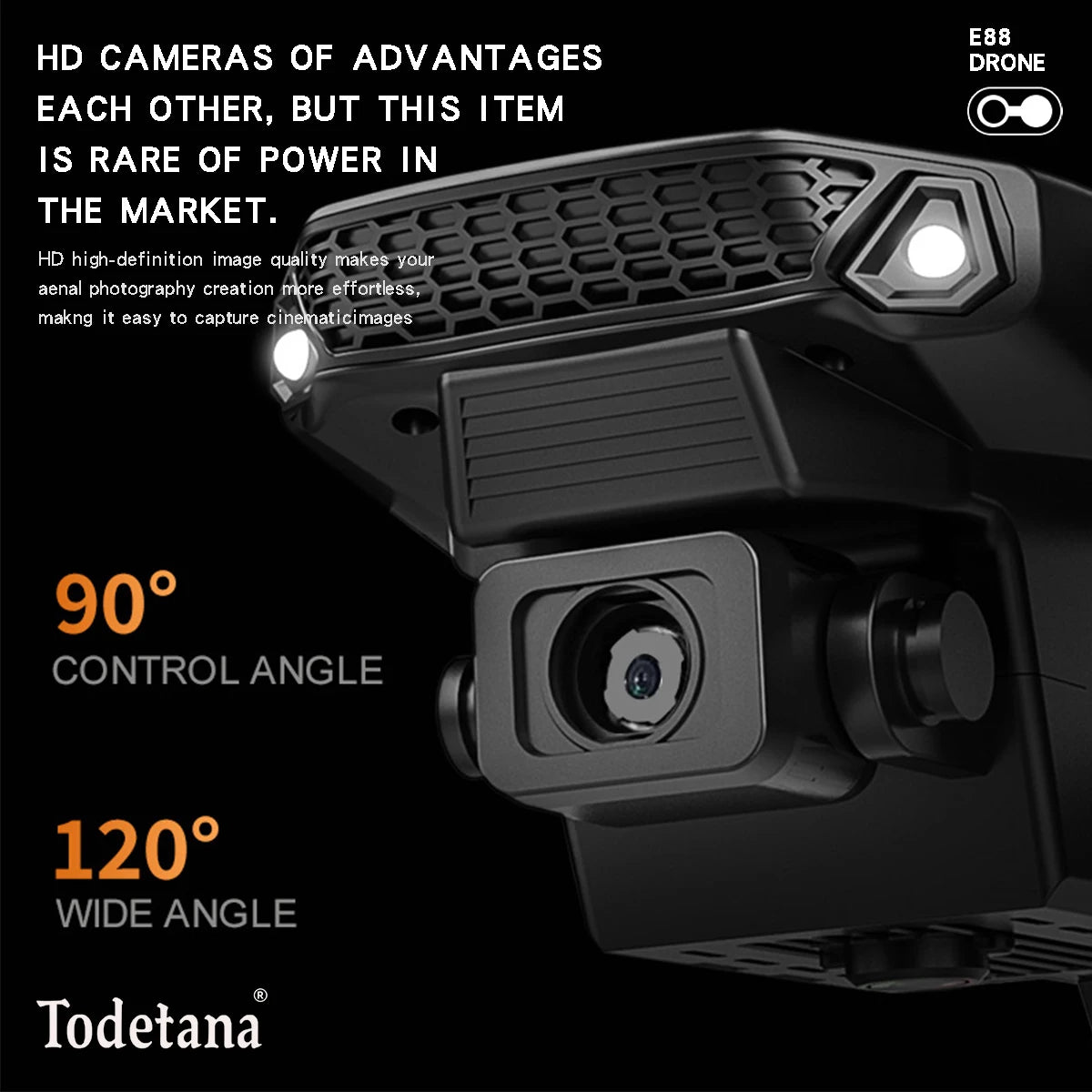 High - Performance Drone for Aerial Imaging, with Real - Time HD Transmission, Adjustable Up - Down Lens, and 100m Remote Contro