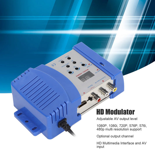 HD Modulator AV to RF Converter HD Modulator PAL NTSC Format Drive  HD Multimedia Interface AV to RF Converter for Home TV