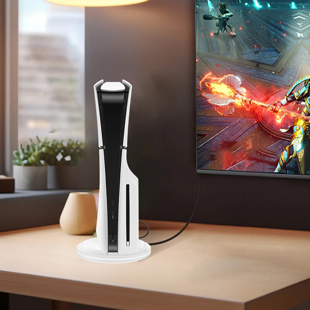Base Stand Holder Display Stand Base Console Stand for PS5 Slim Console Disc and Digital for Playstation 5 Slim Console