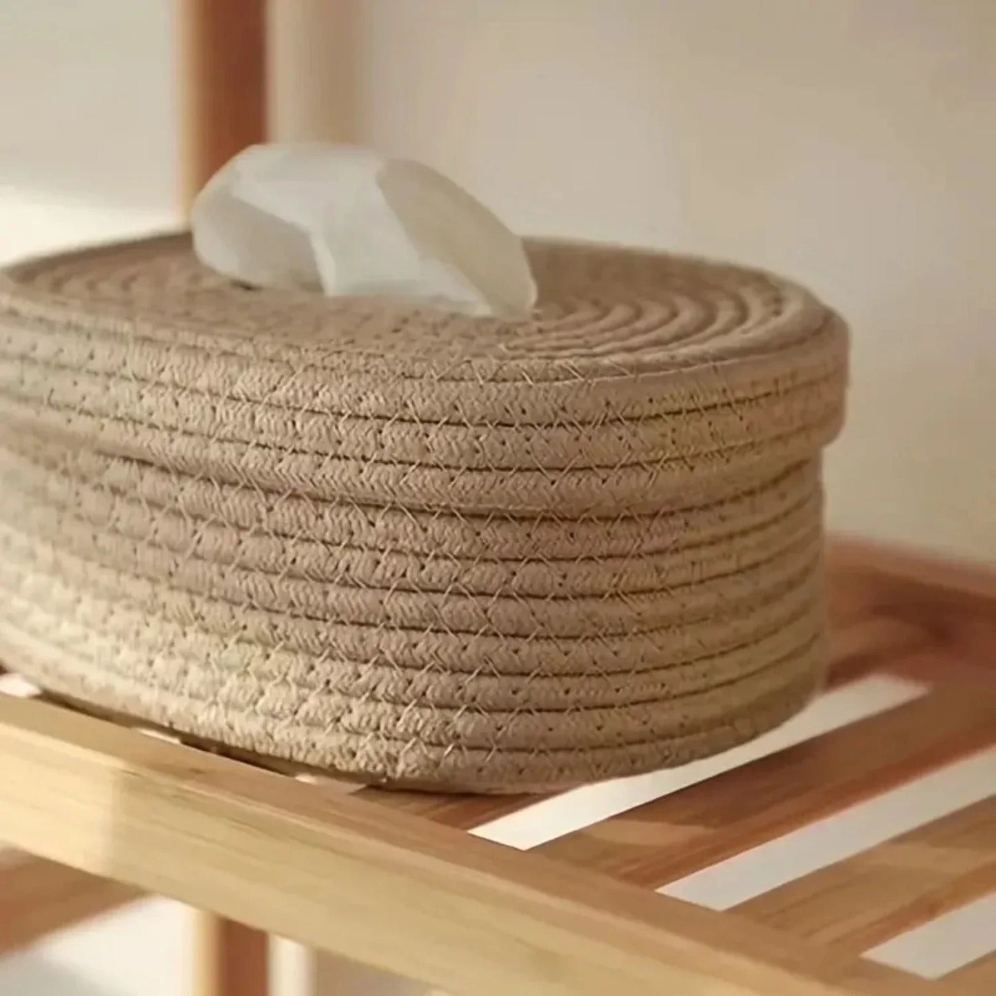 1 rope tissue box, wet tissue paper  box, mask  basket, suitable  bedroom living room office