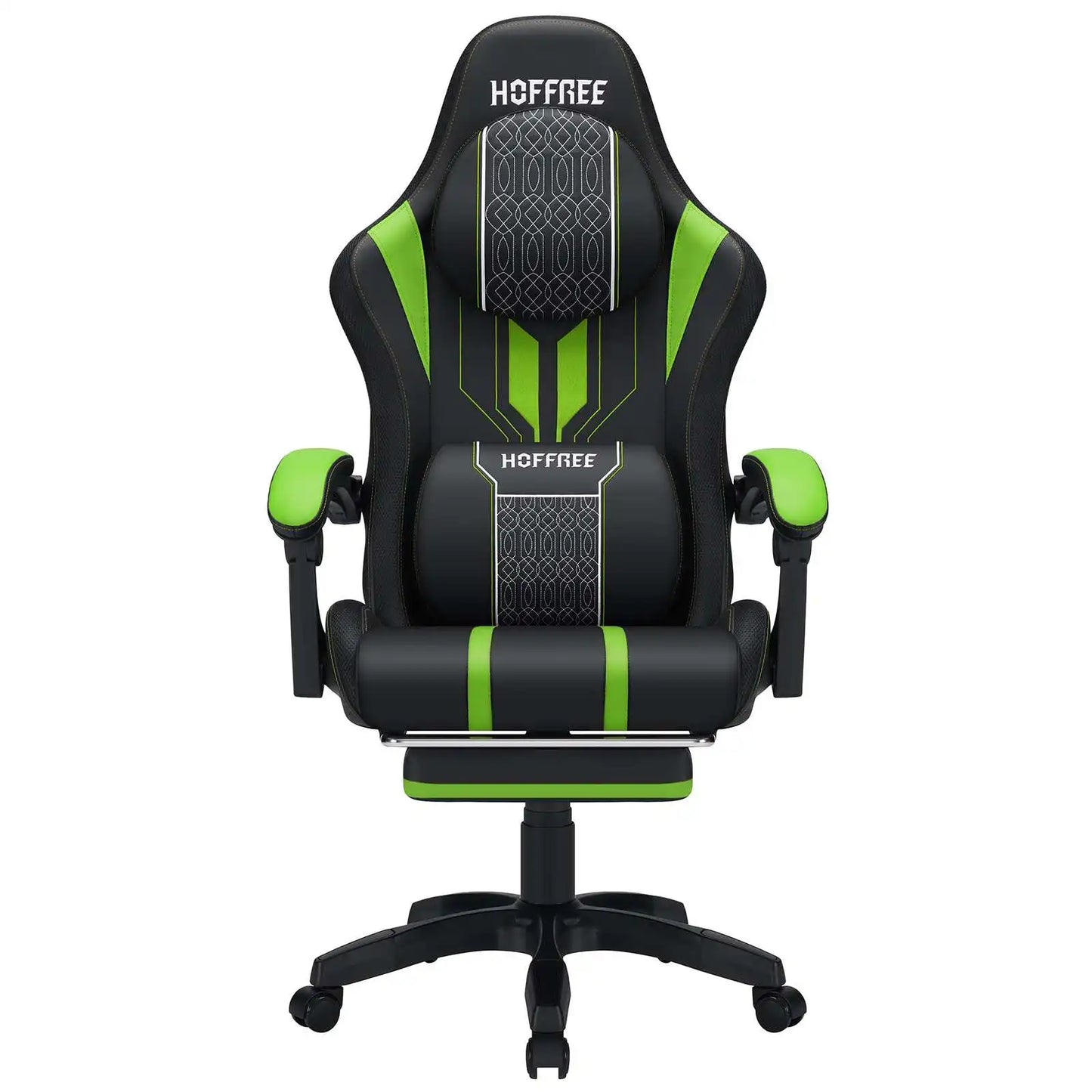 Top-rated Gaming Chair with Increased Size  Single-function Massage  and Adjustable Armrests