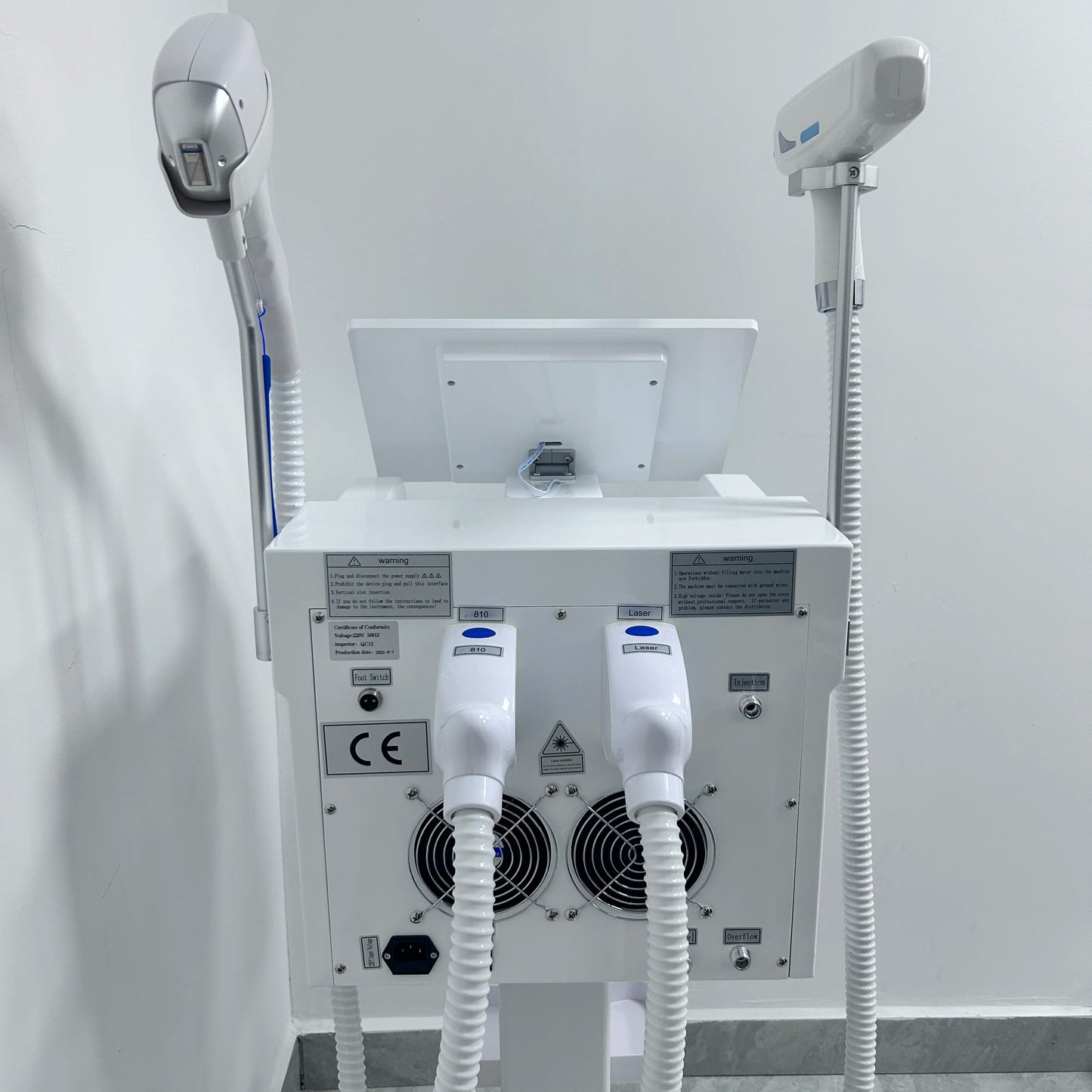 2025 Professional 2 IN 1 Diode Laser 4000w Hair Removal Machine Picosecond Qswitch ND YAG 1064NM tattoo removal machine 4 Waves