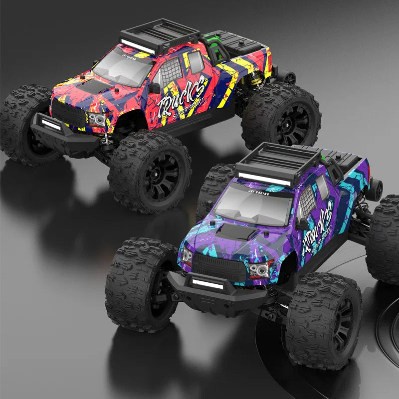 JIUSI PT14R / MT14R 1/14 RC Car 4WD 80KM/H Brushless 2.4G Remote Control Off-Road Drift Truck High Speed Racing Car Toy For Kids