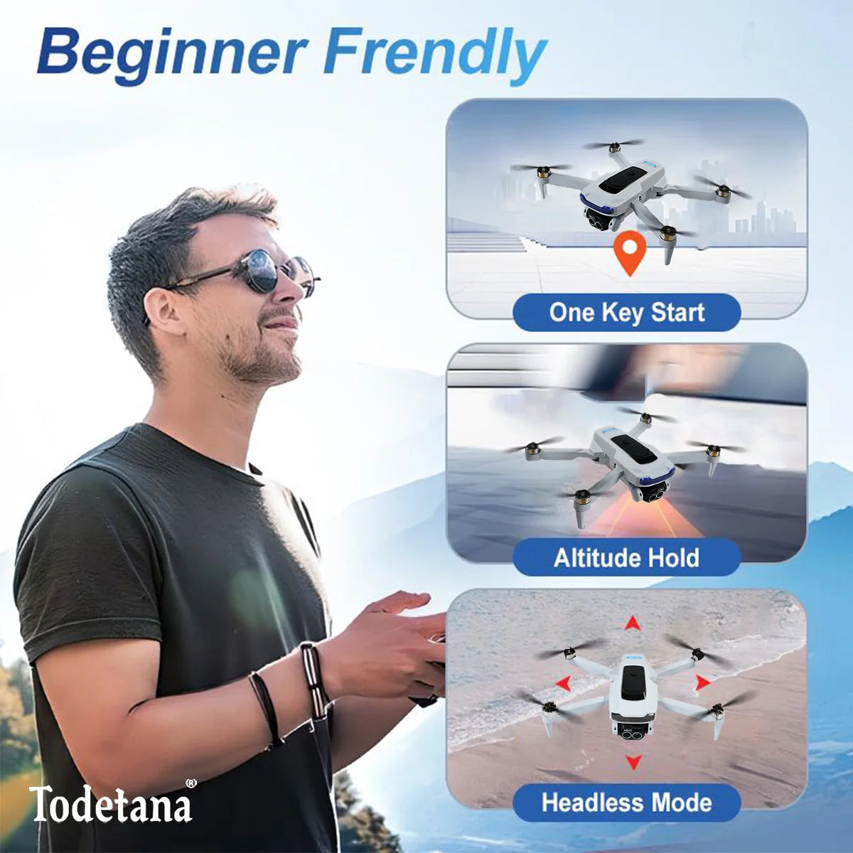 P15 Drone Professional 4K Aerial Photography Quadcopter HD Dual Camera Omnidirectional Obstacle Avoidance for Adult Boy Toy