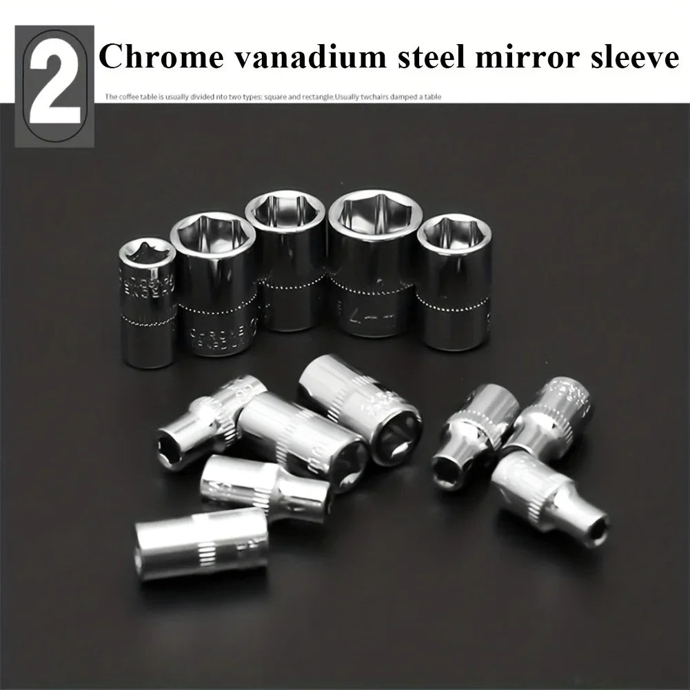 AIRAJ 46 Piece Repair Tool Kit General Home/Car Repair Tool Kit Portable Tool Storage Box Ideal For Homeowners DIYER Handyman